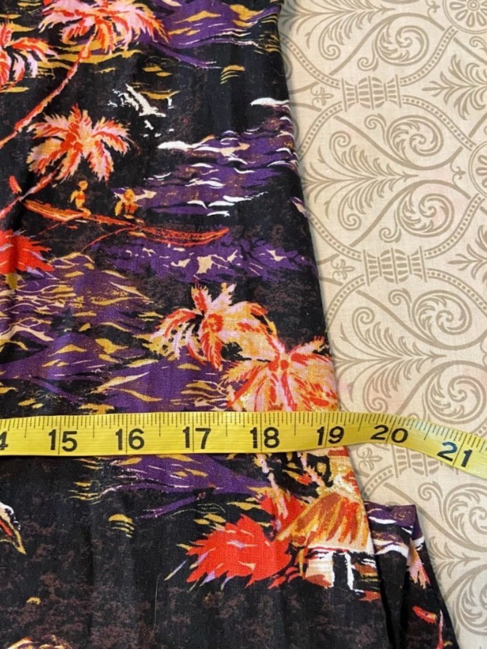 Free People Beach Party Paradise Flamingo Hawaiian Midi Sun Dress Linen Blend 0 - Picture 5 of 16